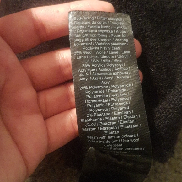 ICHI black vest cardigan - Picture 9 of 10